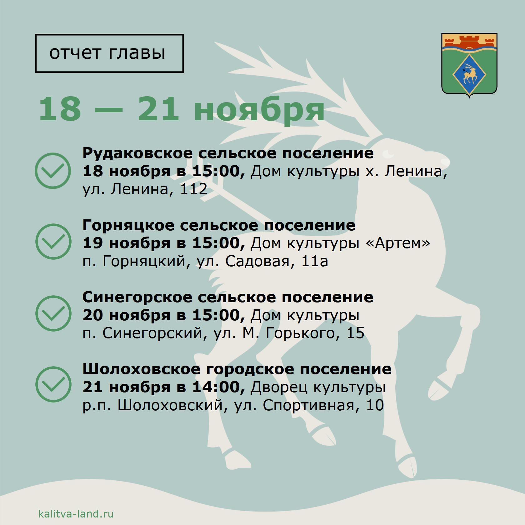  В Белокалитвинском районе пройдут отчеты главы администрации района О...