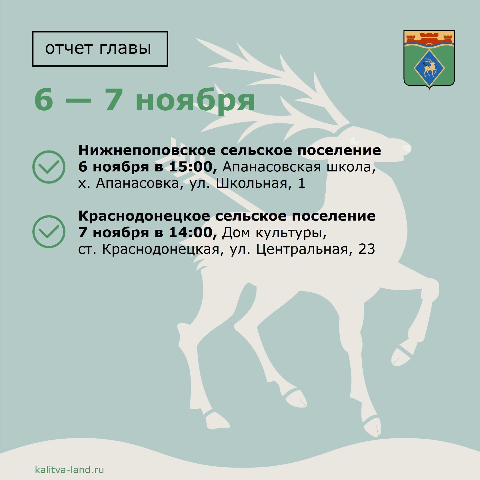  В Белокалитвинском районе пройдут отчеты главы администрации района О...