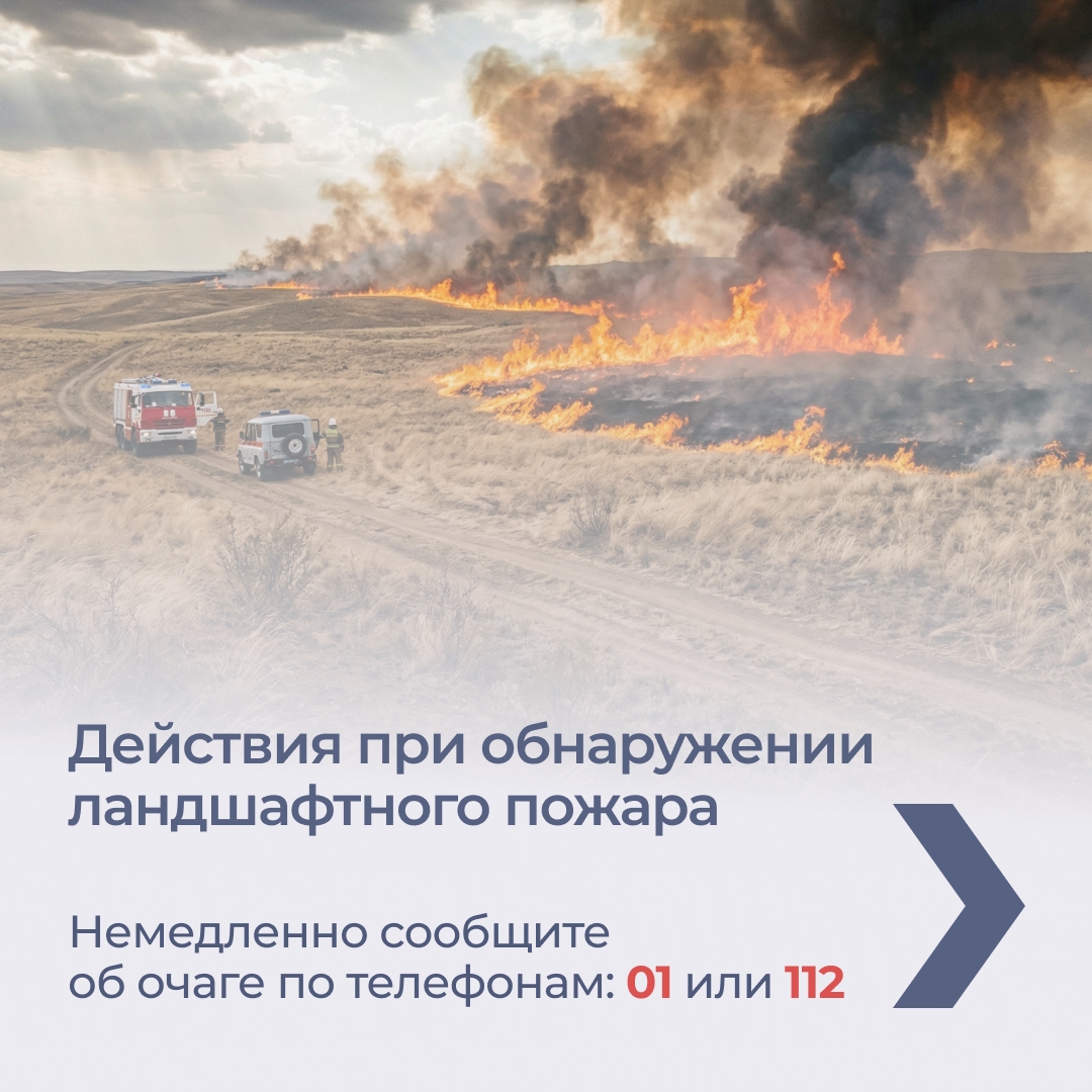С приходом тепла в Ростовской области растет риск ландшафтных пожаров....