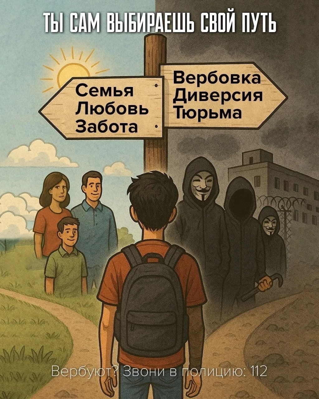 Делай правильный выбор! Не дай себя обмануть!