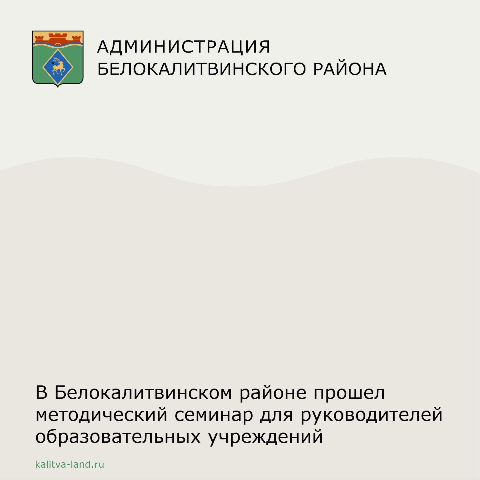  В преддверии нового учебного года Отдел образования Администрации Белокалитвинского района провел методический семинар для руководителей образователь...