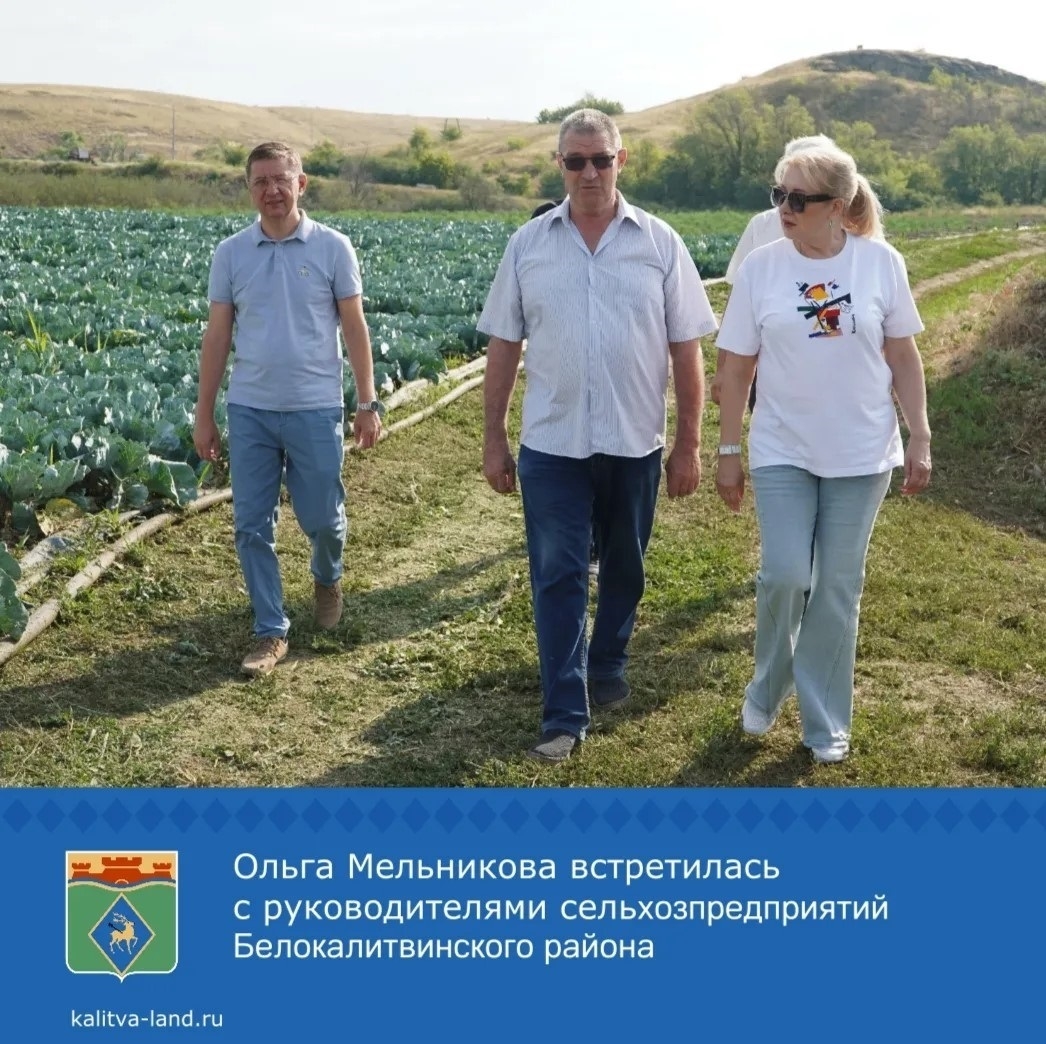  Глава администрации Белокалитвинского района Ольга Мельникова провела рабочую встречу с аграриями района с выездом в Горняцкое, Рудаковское, Литвинов...